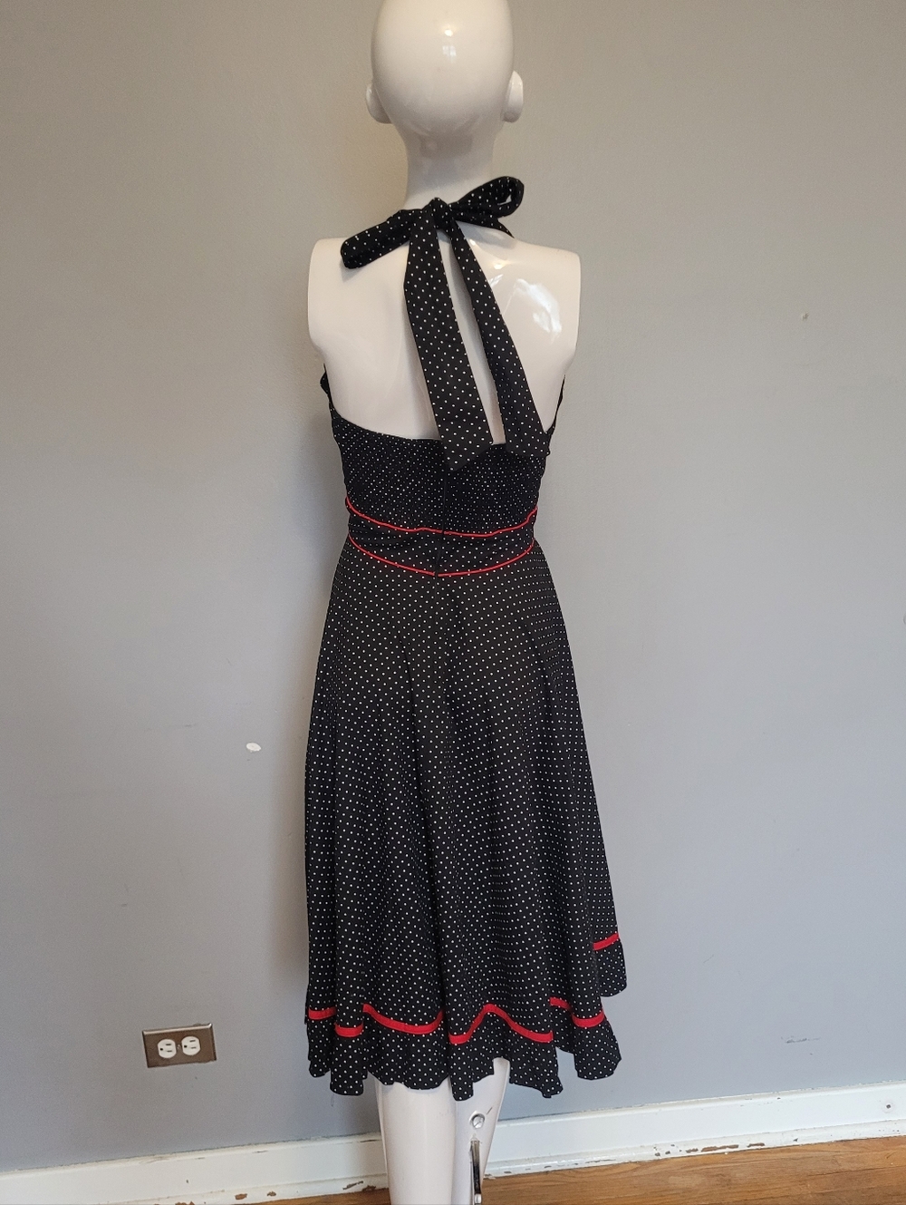 Hell Bunny Vanity Swing Dress, VGUC, Size L - Picture 4 of 9
